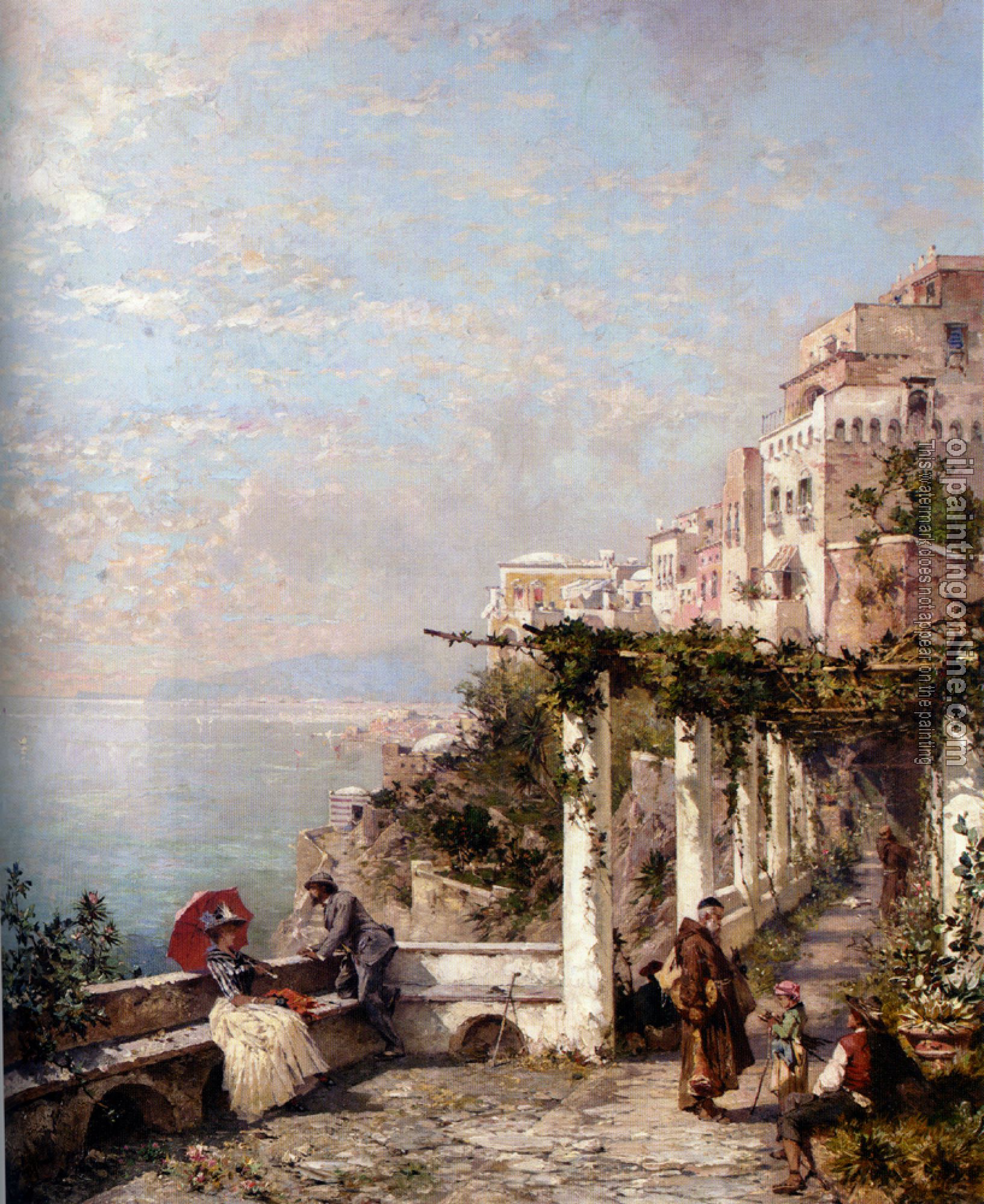 Unterberger, Franz Richard - Franz Richard Unterberger Die Amalfi Kuste, The Amalfi Coast
